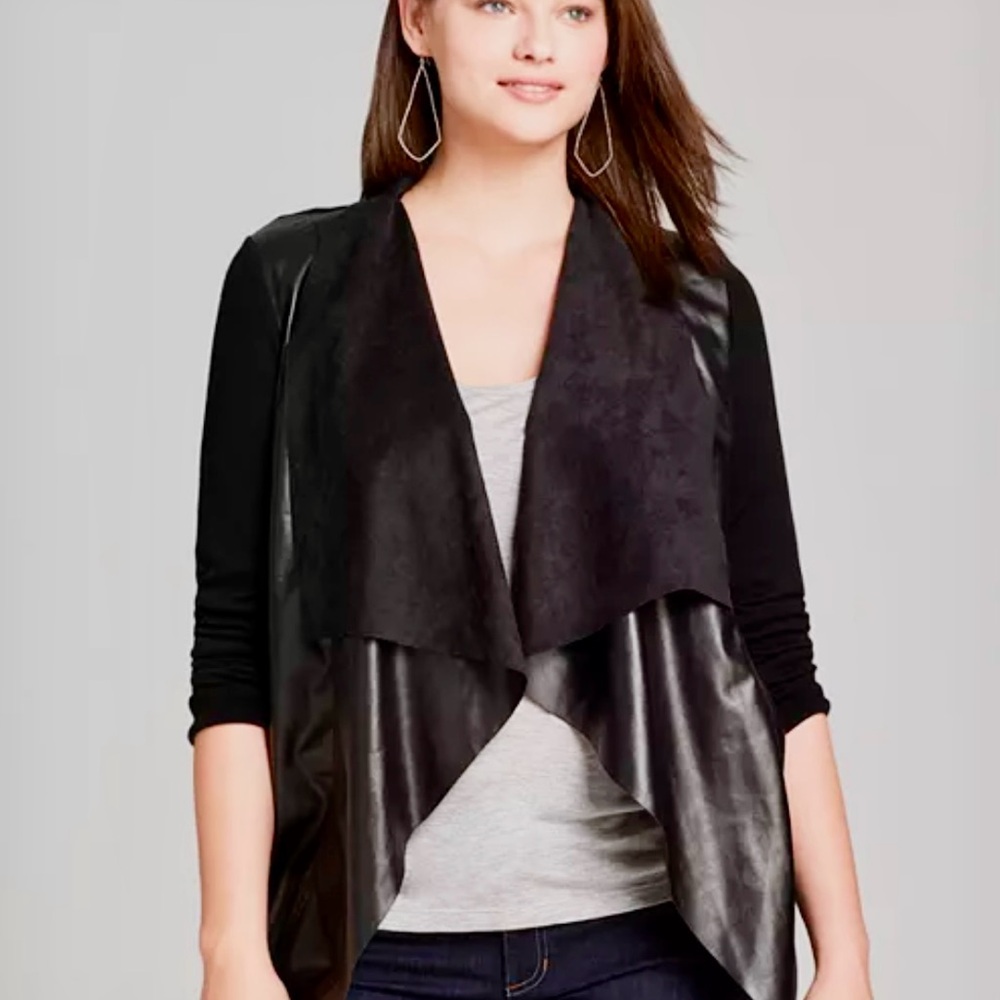 Michael Kors Black Waterfall Blazer